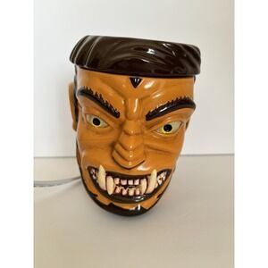 Intertek 3D Halloween Werewolf Ceramic Electric Wax Warmer Tested Works-Preowned